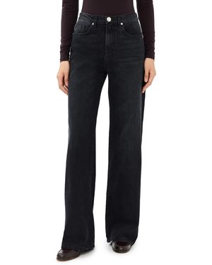 Brandon Maxwell The Callan Wide Leg Pants - Black