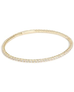 Shashi Diamond Tennis Bangle - Black