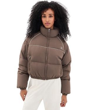 ÉTERNE Down Puffer Jacket - Brown