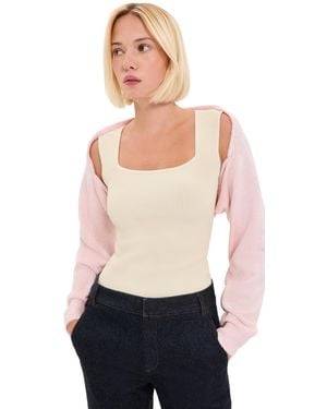 Le Bos Amelia Convertible Scarf Shrug - Black