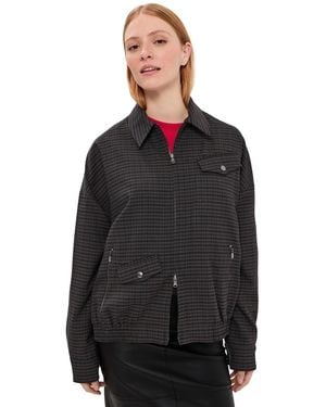 Tibi Cedrick Suiting Bomber Jacket - Black