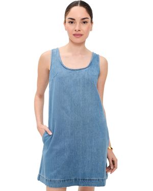 Joe's Jeans The Scoop Neck Mini Dress - Blue