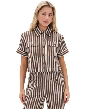 Veronica Beard Bouvier Top - Multicolor