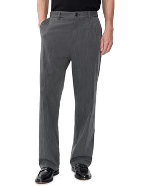 Les Deux Herringbone Tailored Pants - Black