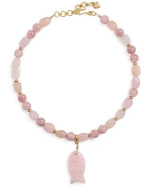 Brinker & Eliza Mist Necklace - White
