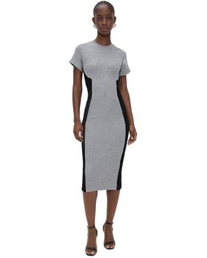 Fleur du Mal Addie Midi Dress - Black