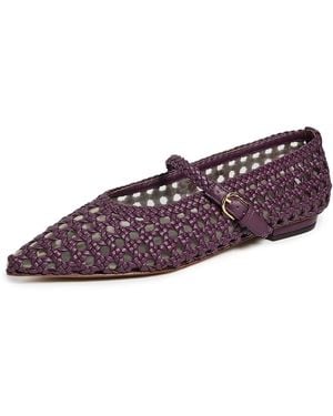 Ulla Johnson Crochet Flats - Purple