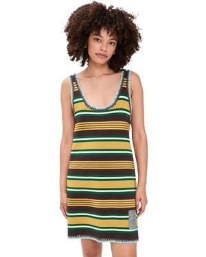 ALÉMAIS Clover Knit Mini Dress - Green