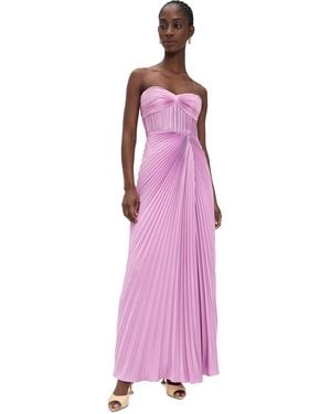 AMUR Joyceann Sweetheart Gown - Purple