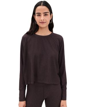 Beyond Yoga Featherweight Daydreamer Pullover - Black