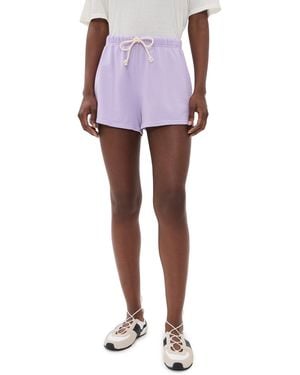 PERFECTWHITETEE Layla French Terry Sweat Shorts - White