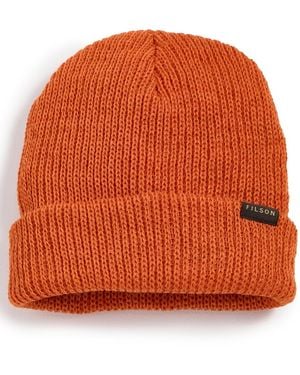 Filson Knit Watch Cap Beanie - Orange