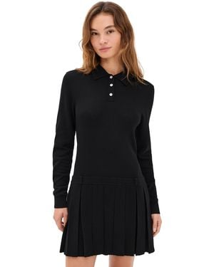 Sandy Liang Hague Sweater Dress - Black