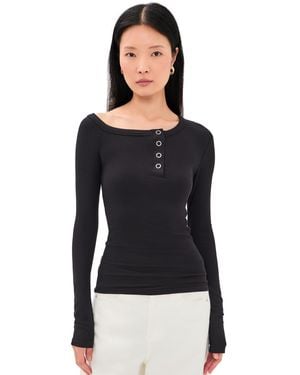 The Line By K Harley Tee - Black