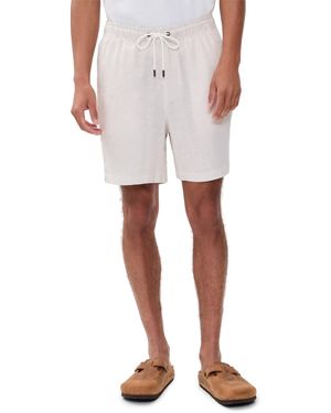 Onia Classic Pull On Linen Shorts 6 - White