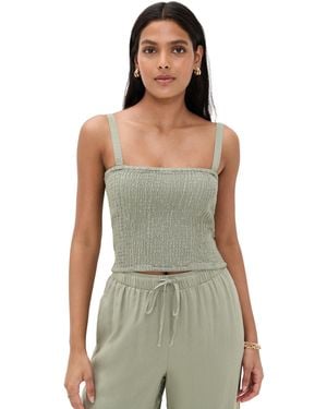 Z Supply Amelie Linen Tank - Green
