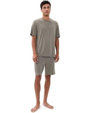 Eberjey Henry Short Pj Set - Multicolor