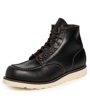 Red Wing Classic Moc Prairie Leather Boots - Black