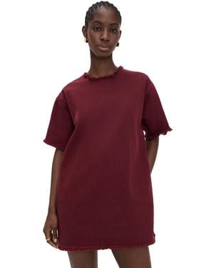 Marques'Almeida Drill Tee Dress - Red