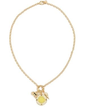 Hart Percy Clip Necklace - Metallic
