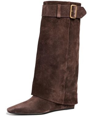 Jonathan Simkhai Frejya Suede Boots - Brown