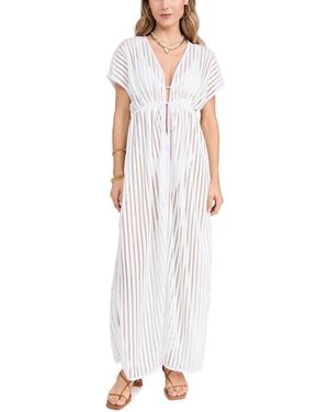 Maylé Vásquez Clua De Playa Coverup - White