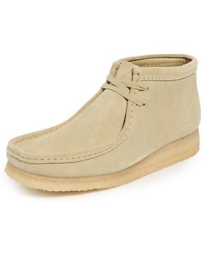 Clarks Wallabee Boots - White