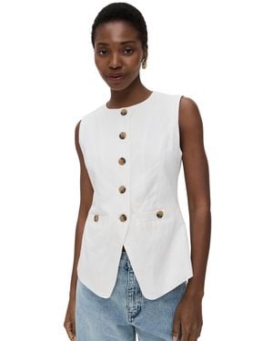 Blank NYC Cloud Burst Blouse - White