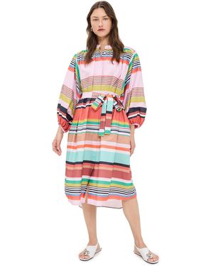 Essentiel Antwerp Hoklahoma Oversized Minidress - Red