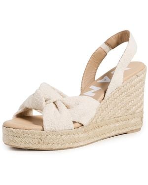 Manebí Wedge Knot Espadrilles - White