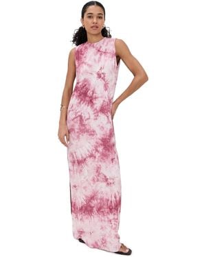 87Origins Adire Temi Dress - Pink