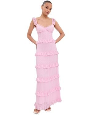 Runaway the Label Melvina Maxi Dress - Pink