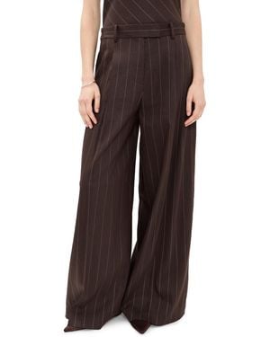 Helmut Lang Wide Double Pleated Pants - Black