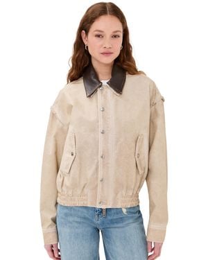 Halfboy Jet Set Bomber Jacket - Natural