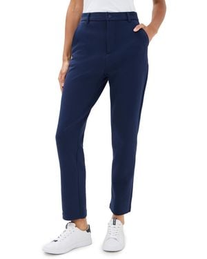 Ralph Lauren Double Knit Tech Pleated Active Pants - Blue
