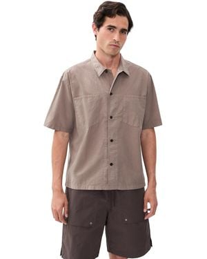 Norse Projects Mols Tencel Short Sleeve Shirt - Multicolour