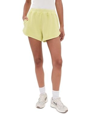 Beyond Yoga Fade Out Mid Rise Shorts - Yellow