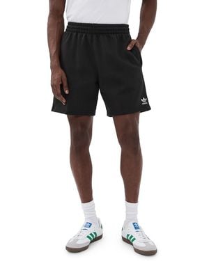 adidas Trefoil Essentials Fleece Shorts 7 - Black