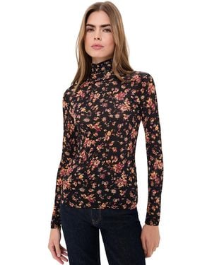 Ulla Johnson Aurelia Long Sleeve Jersey Top - Multicolor