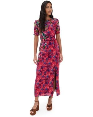 Saloni Devi Dress - Red