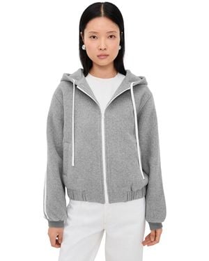 Still Here Boyfriend Zip - Grey