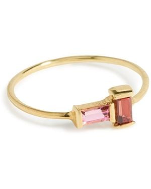 Aliita Tu Y Yo Baguette Ring - Black