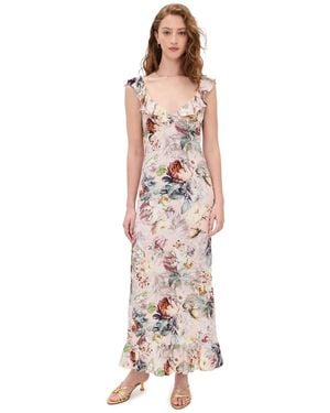 Alice + Olivia Gemma Ruffle Dress - Multicolor