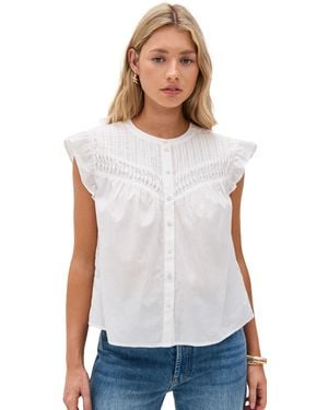 PAIGE Levanto Blouse - White