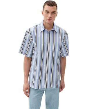 Jonathan Simkhai Deacon Oversized Shirt - Blue