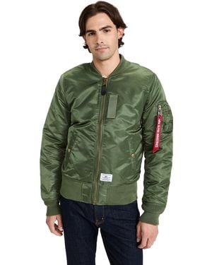 Alpha Industries Ma-1 Mod Bomber Flight Jacket - Green