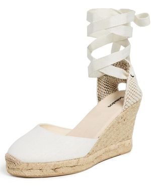 Soludos Marseille Wedge Espadrilles - White