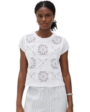 Splendid Anderson Sweater Top - White