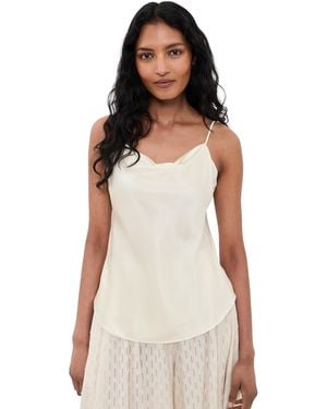 Cinq À Sept Marta Silk Cami - White