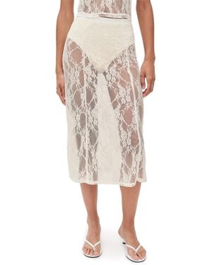 Le Bos Lace Skirt - Natural
